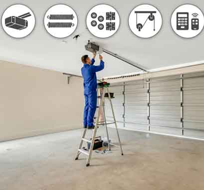 Residential garage door